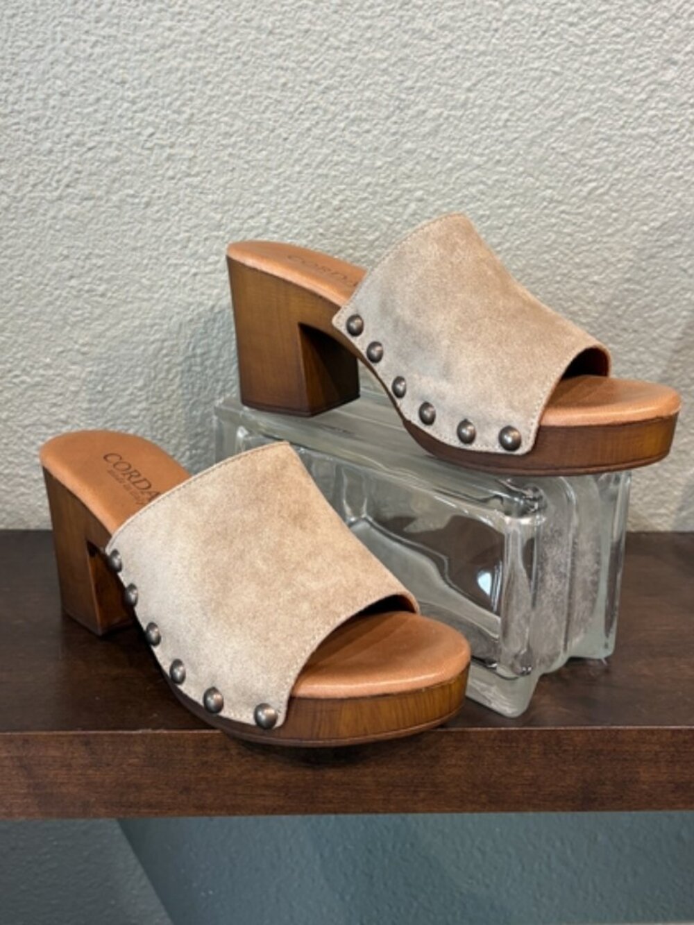 Cordani Whitley Taupe Mule Sandal